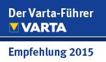 Der Varta-Führer - Empfehlung 2015
